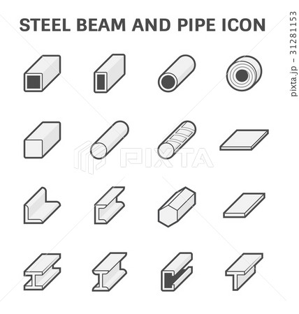 steel pipe icon steel pipe icon 31281153