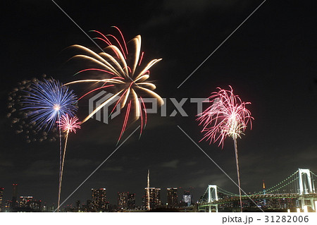 お台場レインボーブリッジ花火  STAR ISLAND 31282006