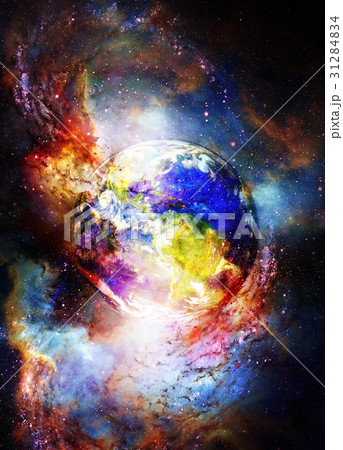 Planet Earth in cosmic space Cosmic Space Planet Earth in cosmic space Cosmic Space 31284834