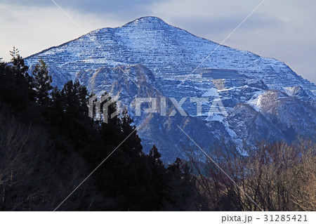 冬の武甲山　奥武蔵・日向山中腹から 31285421