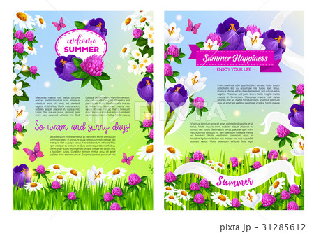Flowers bouquets for Welcome Summer time posters Flowers bouquets for Welcome Summer time posters 31285612