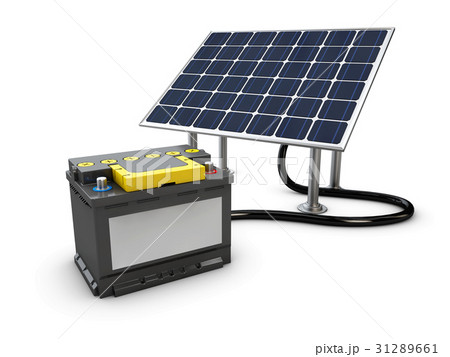 Energy concept background with solar panel and 31289661