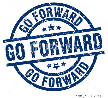 go forward blue round grunge stamp go forward blue round grunge stamp 31294190