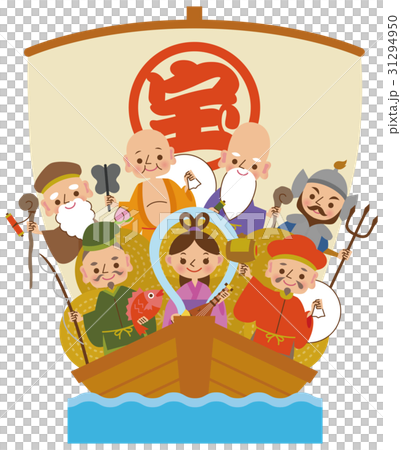 七福神　宝船 31294950
