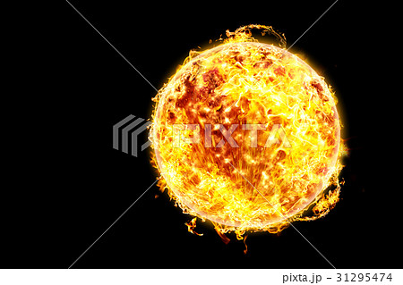 太陽イメージのイラスト素材