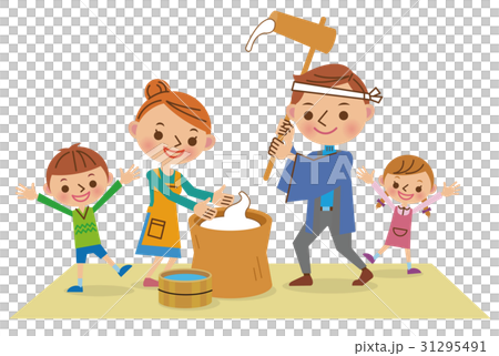 Families with mochi 31295491