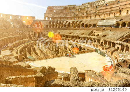 Inside of Colosseum (Coliseum) in Rome, Italy 31296149