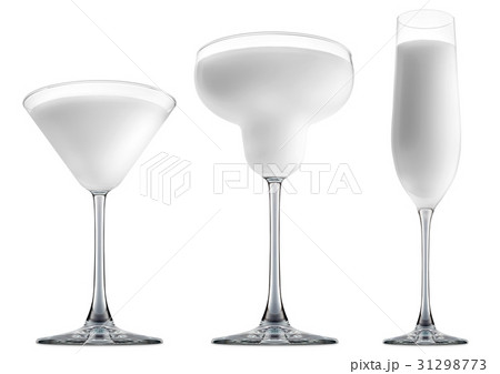 alcohol cocktail isolated on white background alcohol cocktail isolated on white background 31298773