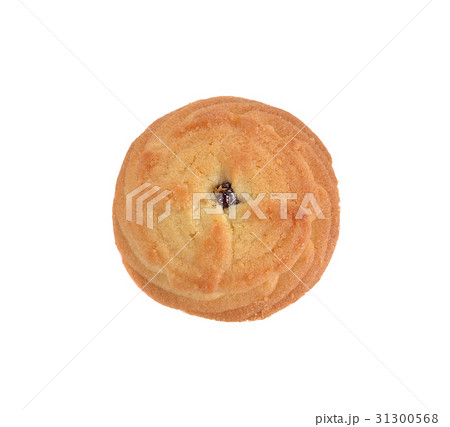 tasty cookies on a white background 31300568