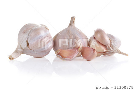 Garlic isolated on white background Garlic isolated on white background 31300579