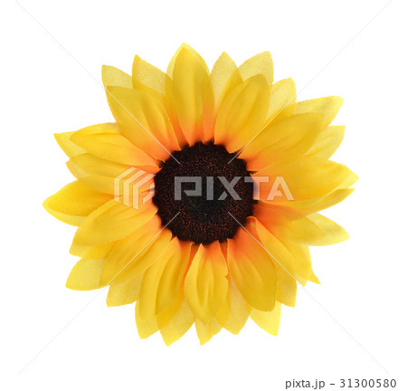 Artificial sunflowers isolated on white Artificial sunflowers isolated on white 31300580