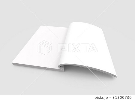 Blank hard cover book template 31300736