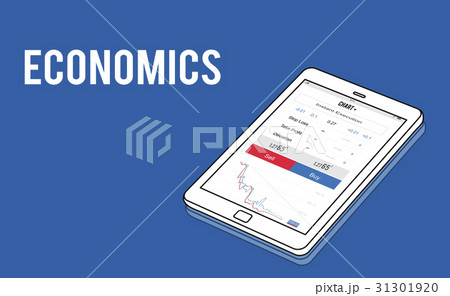 Financial forex business chart report 31301920
