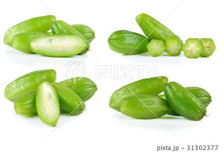 Bilimbi fruits isolated on a white background. Bilimbi fruits isolated on a white background. 31302377