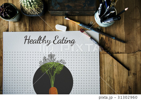 Healthy Eating Food Lifestyle Organic Wellness Graphic 31302960