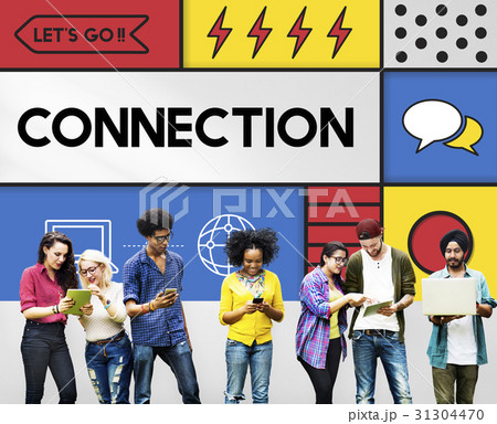 Connection Connected Digital Devices Concept Connection Connected Digital Devices Concept 31304470