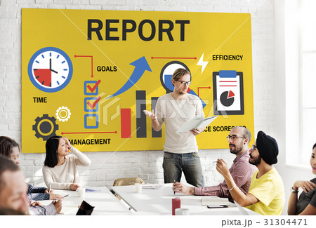 Business corporate progress chart report 31304471