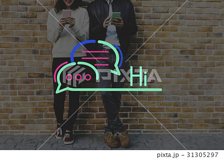Communication Connection Speech Bubble Concept 31305297