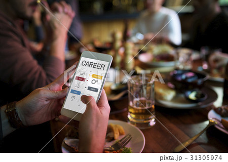 Career Opportunity Work Diagram Concept 31305974