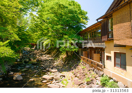 伊豆修善寺、川沿いの温泉宿 31313563