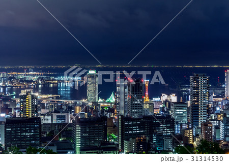諏訪山公園展望台　神戸　夜景 31314530