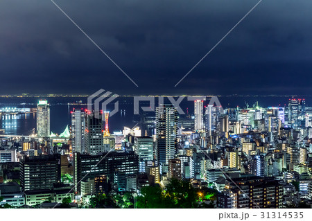 諏訪山公園展望台 神戸 夜景 諏訪山公園展望台 神戸 夜景 31314535