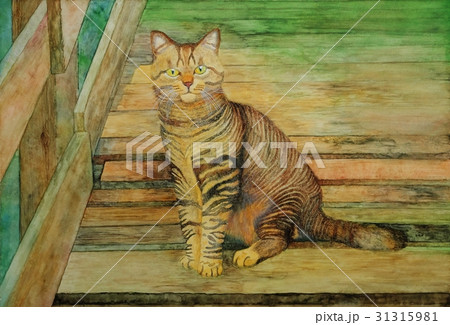 トラ猫(水彩画) トラ猫(水彩画) 31315981