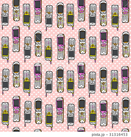 携帯電話パターン 31316453
