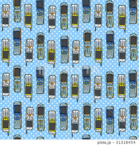 携帯電話パターン 31316454