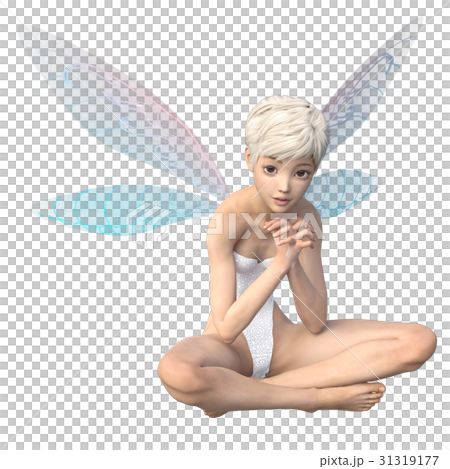 可愛的童話仙女天使perming3DCG插圖素材 可愛的童話仙女天使perming3DCG插圖素材 31319177