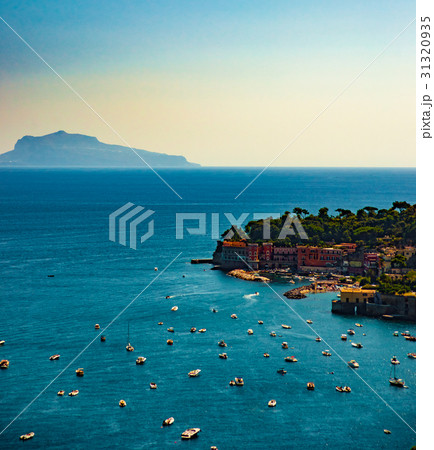Naples bay scenic view, Italy. 31320935
