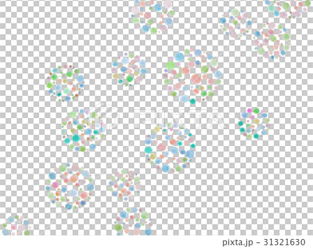 Watercolor touch polka dots Watercolor touch polka dots 31321630