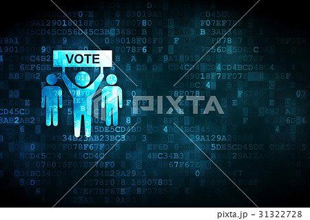 Politics concept: Election Campaign on digital 31322728