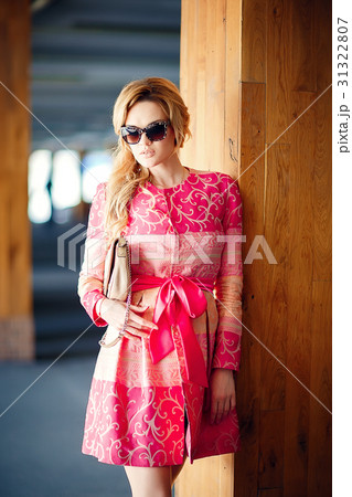 fashion photo of beautiful young girl with blond fashion photo of beautiful young girl with blond 31322807