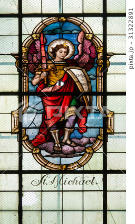 St Michael - stained glass window  31322891