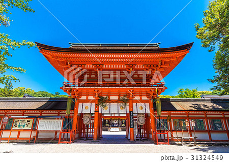 京都 下鴨神社の写真素材