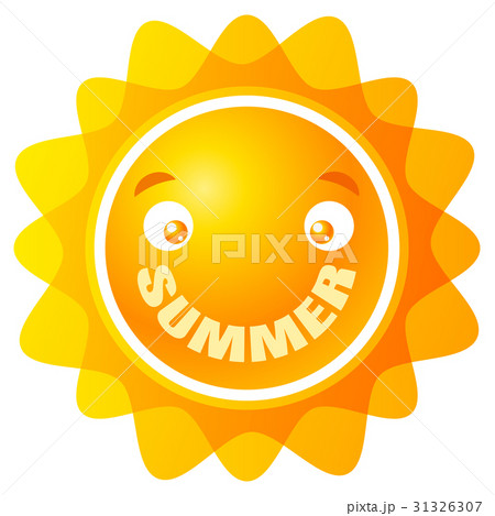 sun with smile. 31326307