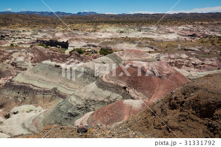 Geological formations in Ischigualasto Geological formations in Ischigualasto 31331792
