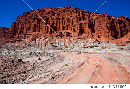 Geological formations in Ischigualasto Geological formations in Ischigualasto 31331805