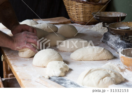 Preparing dough for baking Preparing dough for baking 31332153