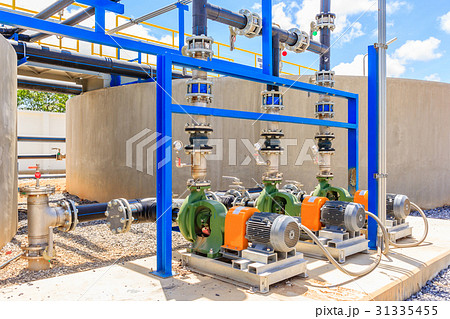 Wastewater treatment plant. A new pumping station. 31335455