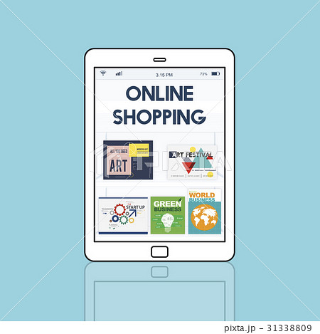 Network connection graphic overlay on digital device 31338809