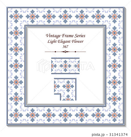 Vintage 3D frame of Light Elegant Flower Cross Vintage 3D frame of Light Elegant Flower Cross 31341374
