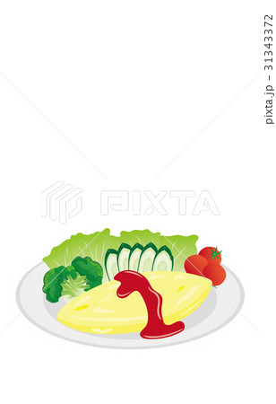 今日のご飯オムレツ 31343372