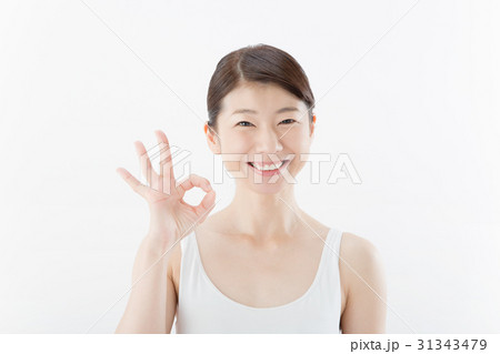 若い女性(ビューティーイメージ) 31343479