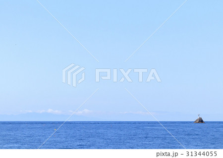 青森県　下北半島佐井村付近から眺める津軽海峡 31344055