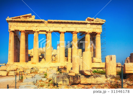 Parthenon in Acropolis of Athens at sunset 31346178