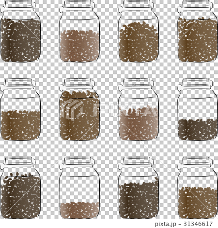Coffee bean selection illustrations Coffee bean selection illustrations 31346617