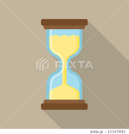 flat vector icon of hourglasses 31347691
