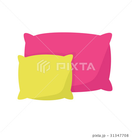 colored pillow, cushion vector illustration 31347708